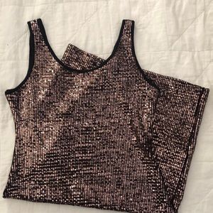 Pink blush sequin bodycon maternity dress